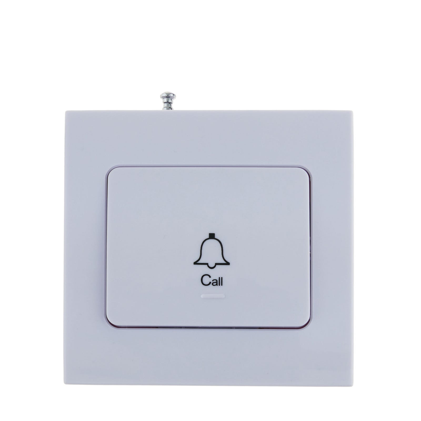 Campanello wireless da parete con antenna per cercapersone 1 pulsante con  comando a pulsante cablato