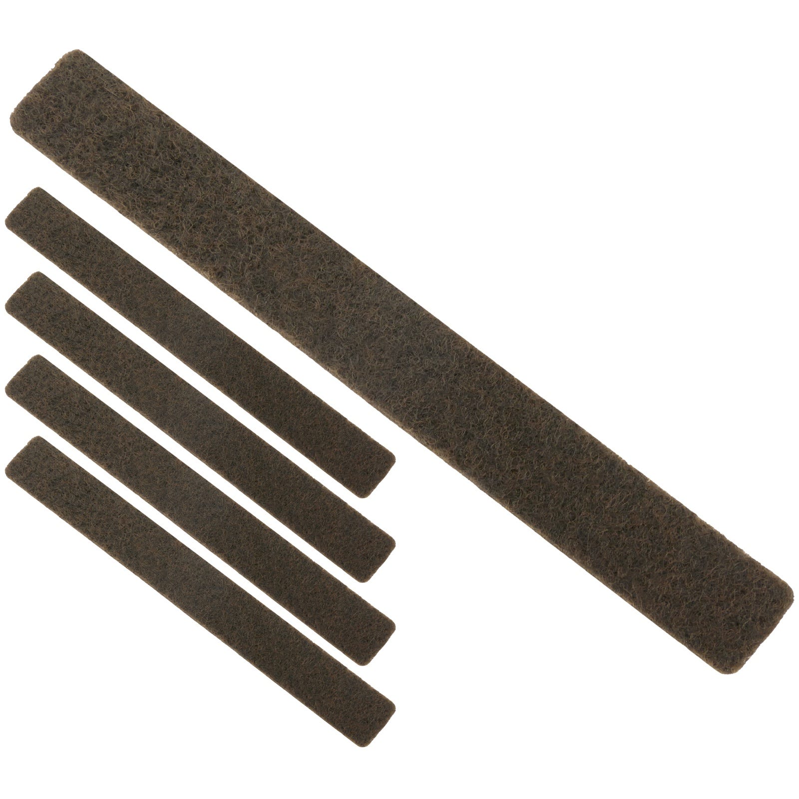 Rectángulo de fieltro adhesivo para muebles 12x95 mm 5-pack