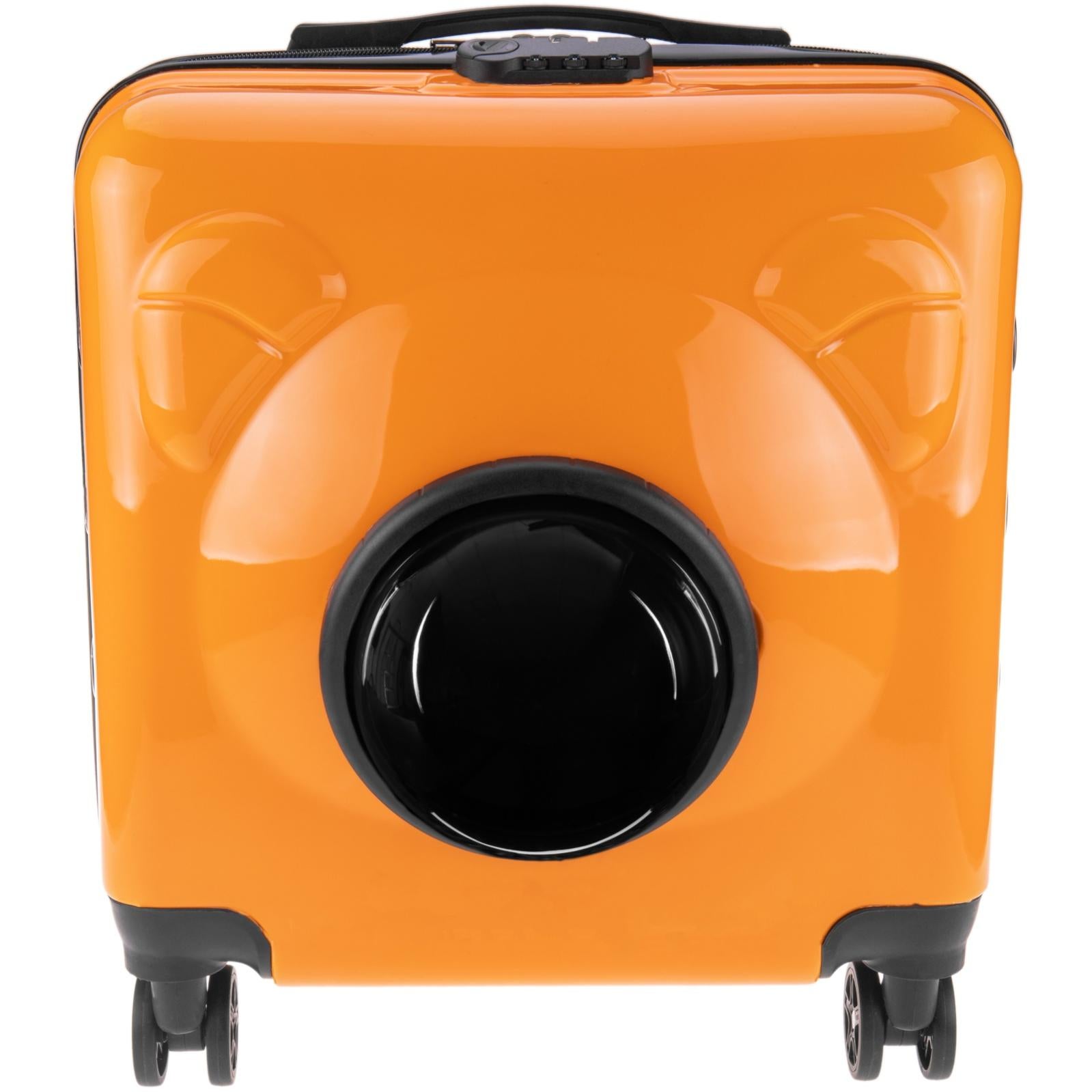 Valigia da trasporto per animali domestici cani, gatti e animali domestici arancione - 5