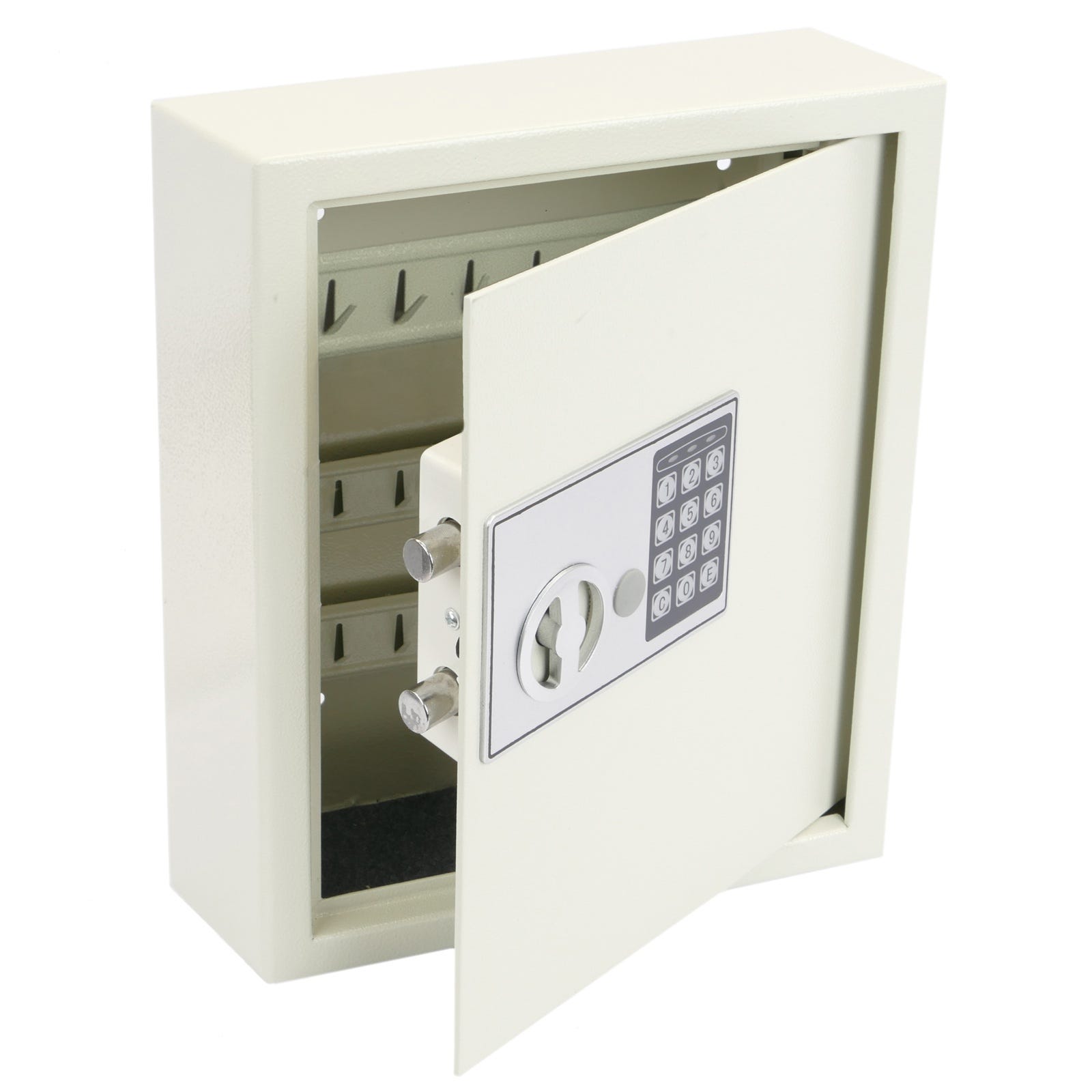 Armarios para llaves Caja de clave de contraseña electrónica Gabinete de  gestión de llaves de hierro Caja de llave con cerradura de seguridad  montada