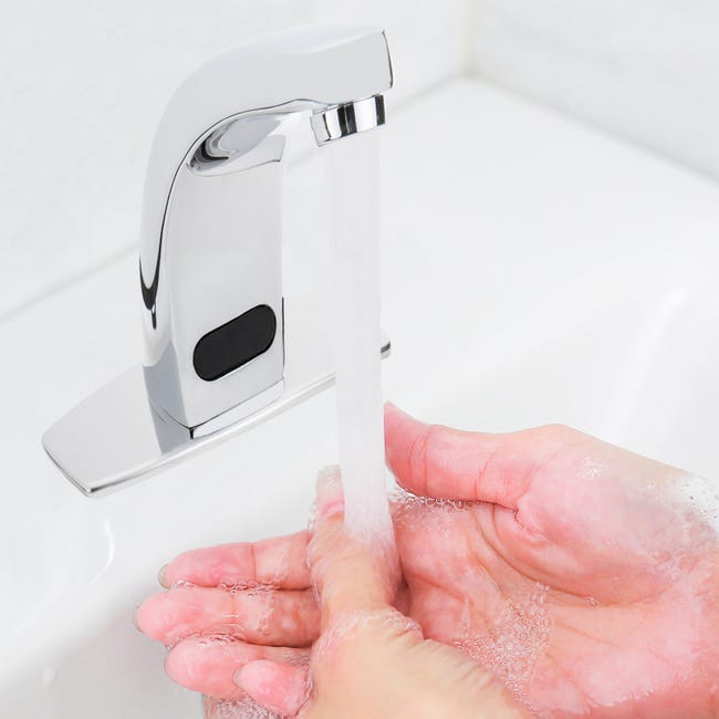 Mitigeur lavabo avec capteur sensoriel (Nature) - Aquasee