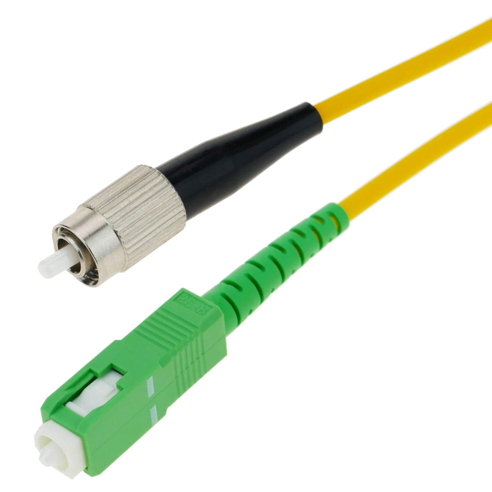 Cable Fibra Óptica FC / PC - SC / APC Monomodo Simplex OS2 9 / 125