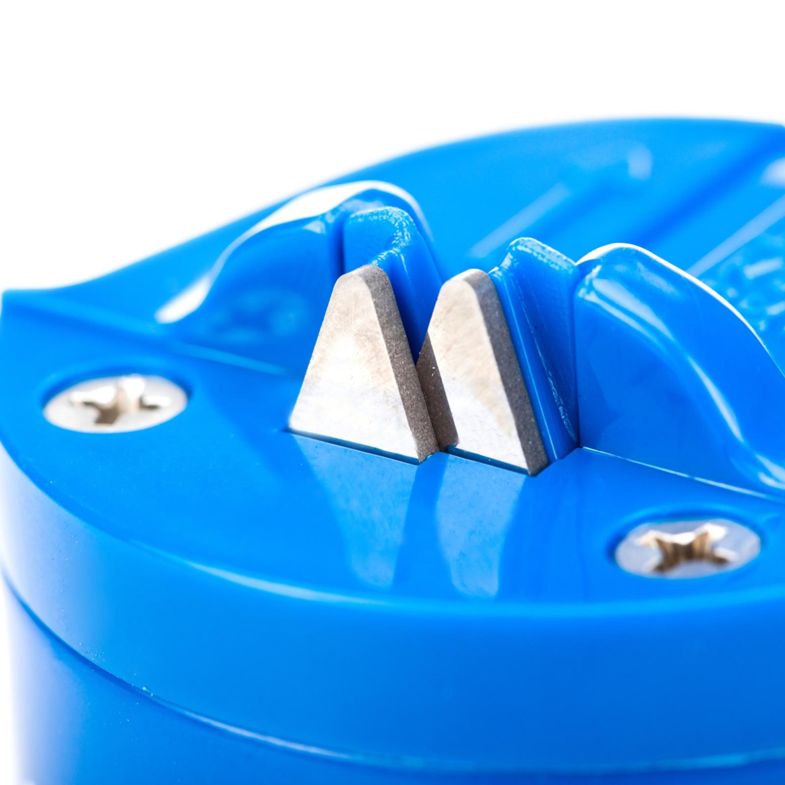 Affilacoltelli a ventosa blu - 4