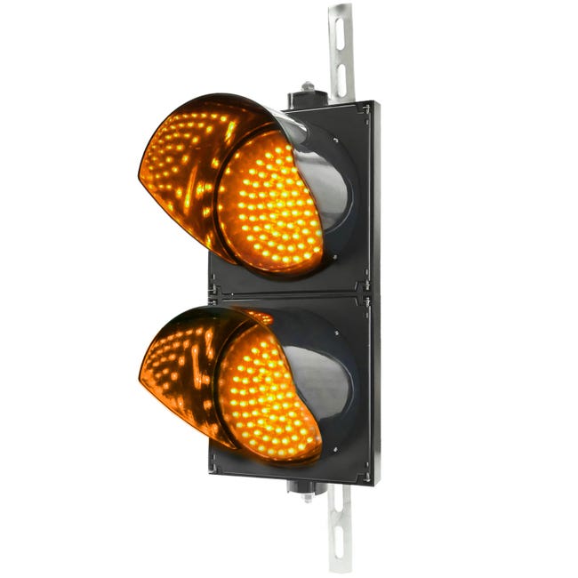 Modulo LED semaforo colore giallo 300mm EN12368 230V, Sicurezza stradale
