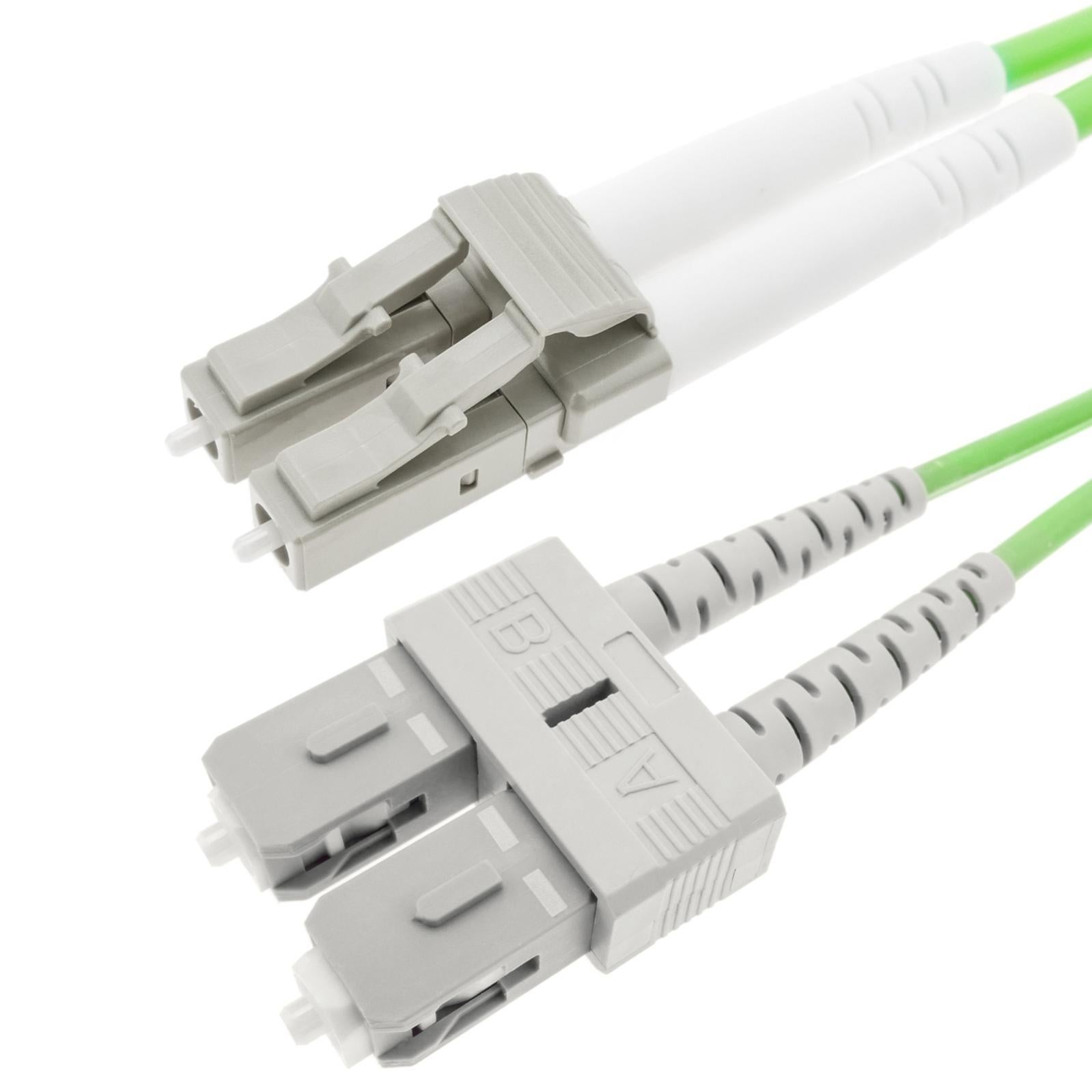 Cavo Fibra Ottica Duplex Multimodale 1 Metro, 62.5/125, Per Connessioni Ad Alta Velocità