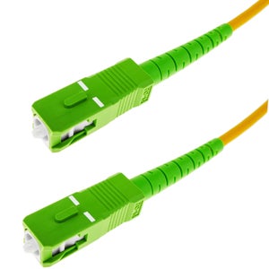 Cordon fibre optique monomode SC/APC vers SC-APC mâle/mâle pour box fibre  Orange, SFR, Bouygues 10 mètres - SEDEA - 913610