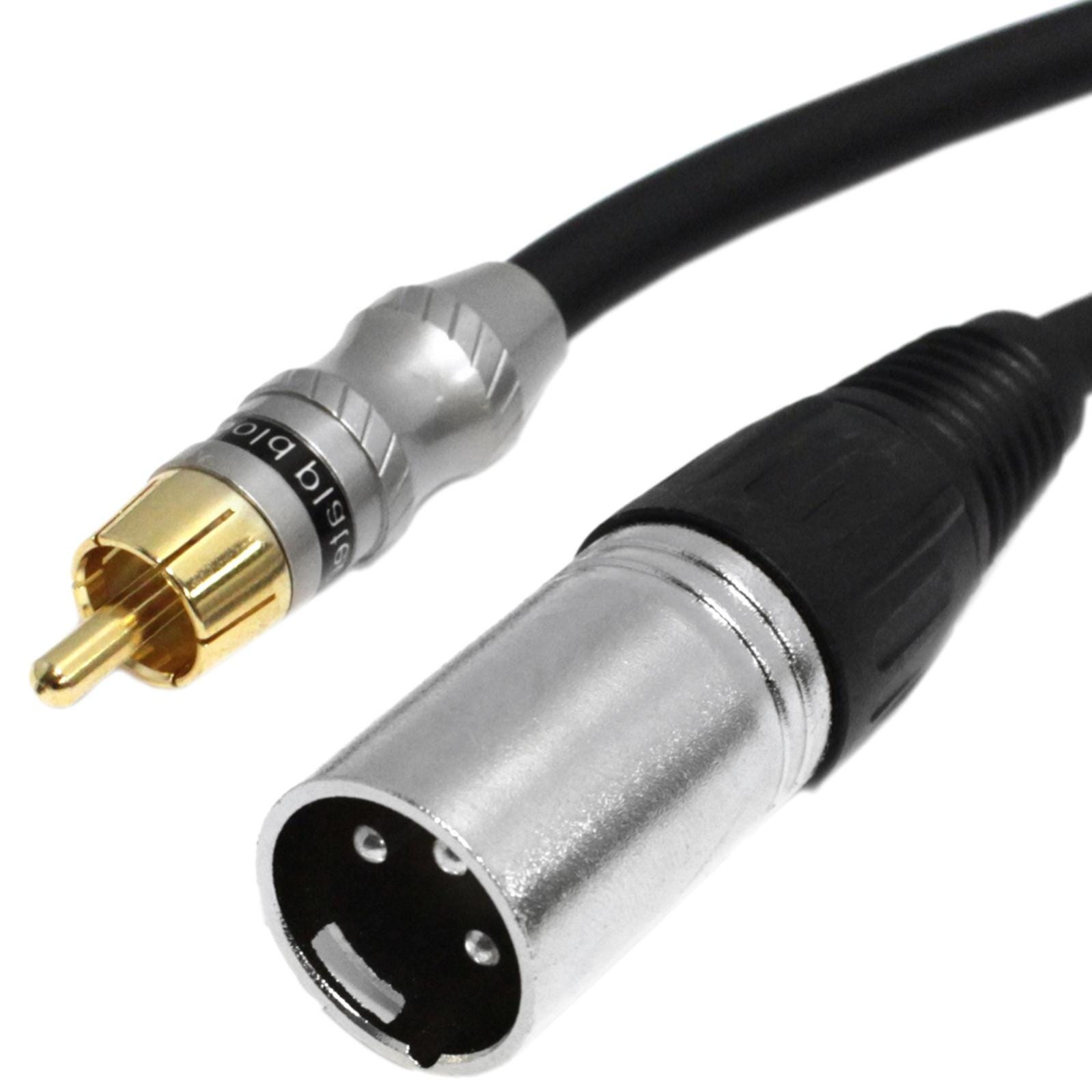 CAVO AUDIO 2 SPINE RCA -- 1 SPINA CANNON XLR 3 POLI 3 Mt - Foto 9