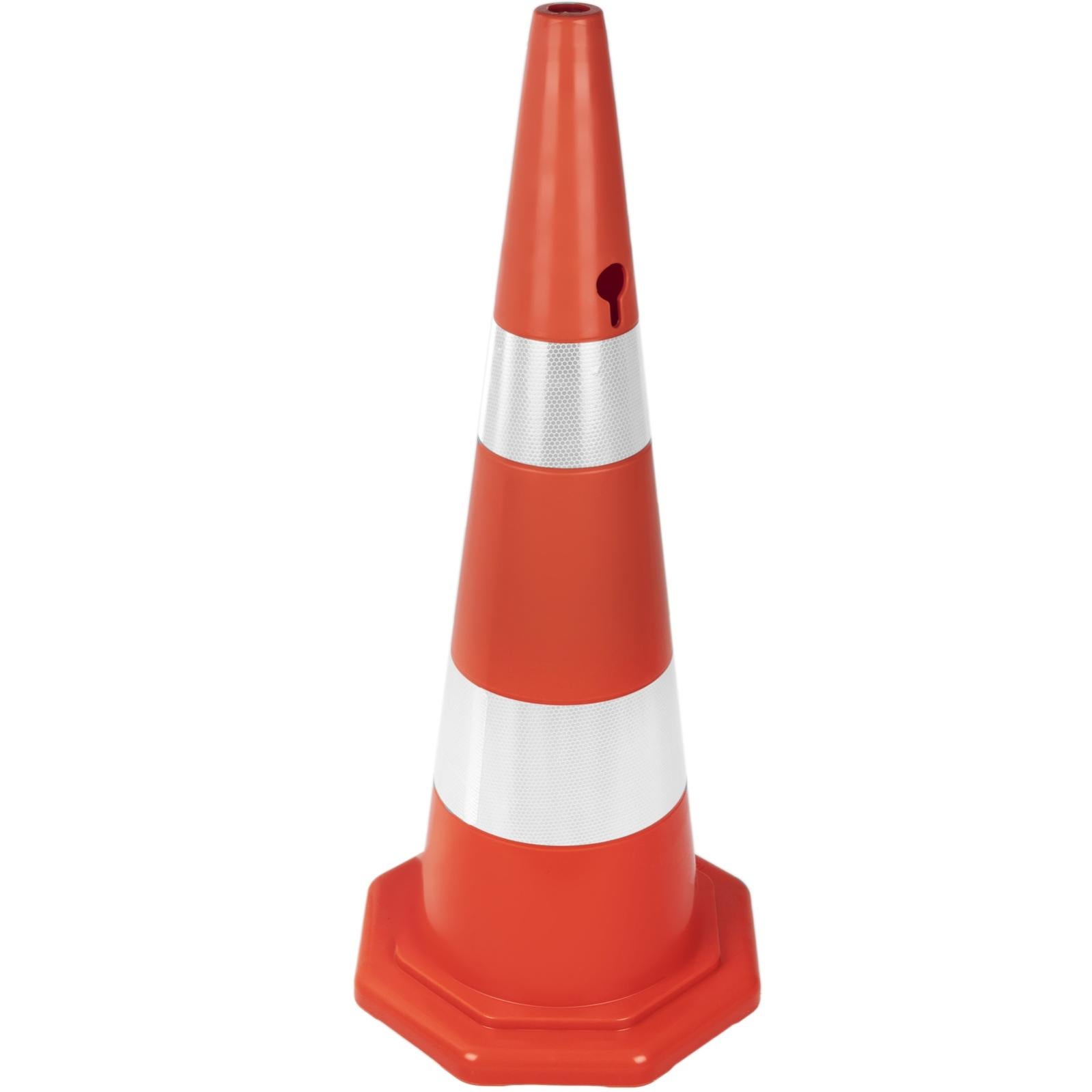 Cône De Signalisation Repliable 32 Cm – Balise Orange Avec Réflecteur – Parking & Chantier