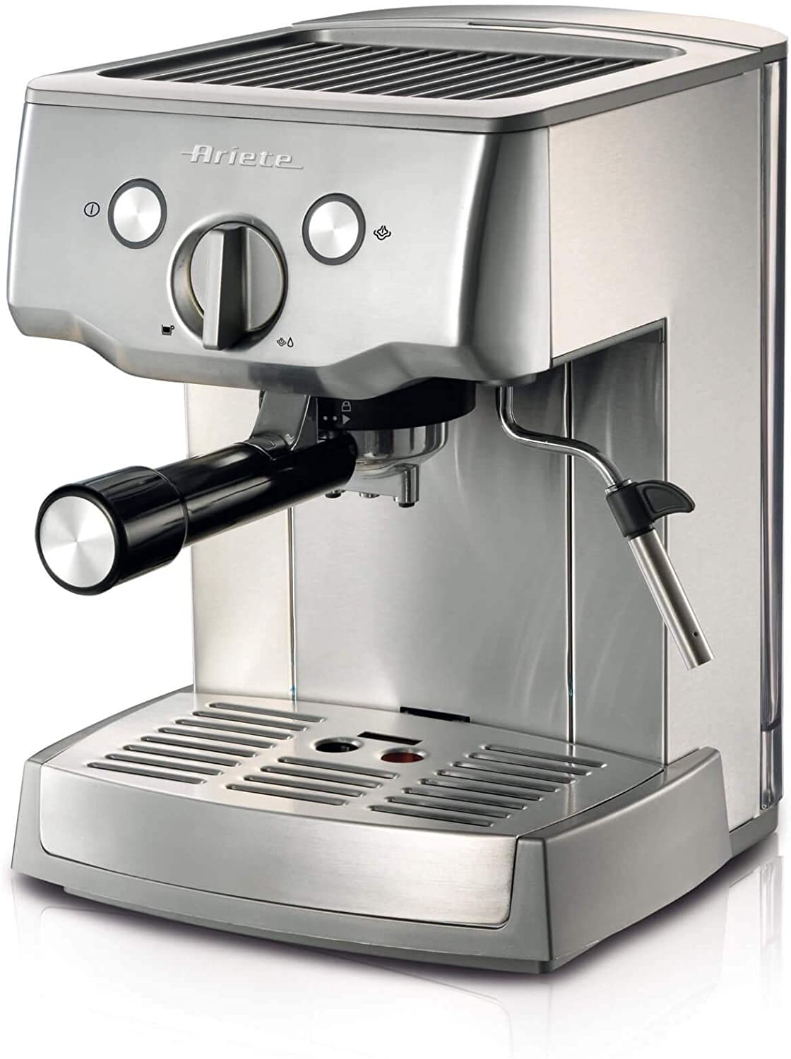 Ariete Machine à Expresso pour café moulu ou dosette-Gamme Metal
