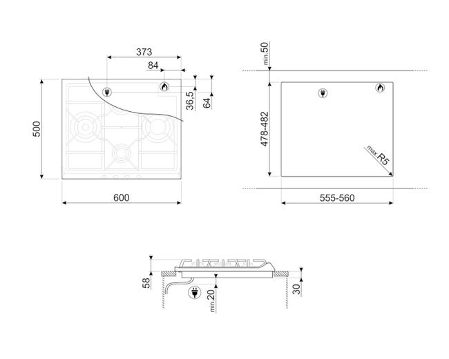 Set 2 riduttori cromati per fornelli - metaltex Set 2 riduttori cromati per fornelli - metaltex