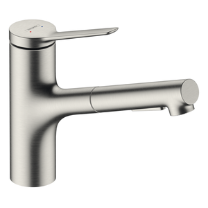 Hansgrohe 34822140, Mitigeur cuisine 2 trous avec douchette extractible  bronze brossé