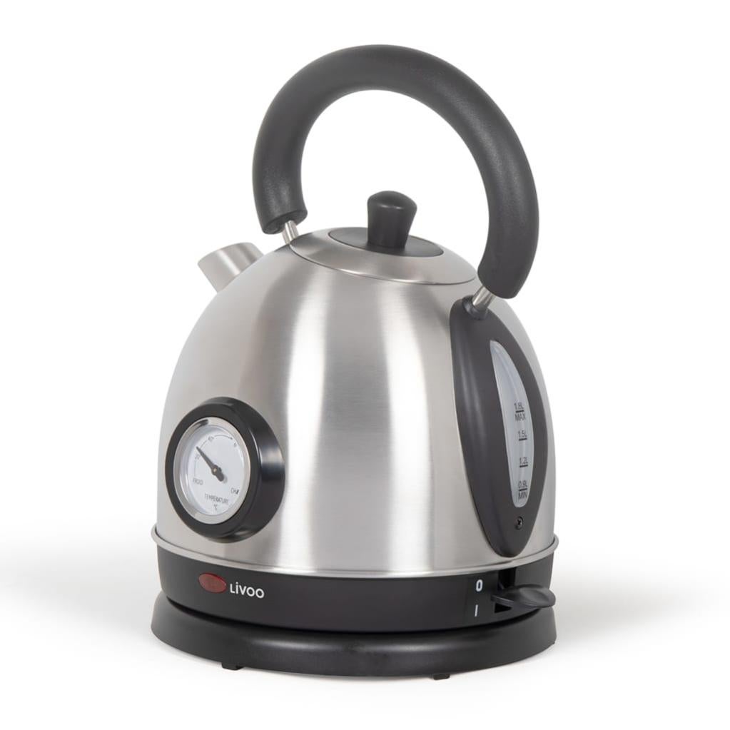 Bollitore Elettrico A Collo Di Cigno Con Controllo Temperatura 1200W - 0,8L, Interno Acciaio Inox 304, Per Caffè E Tè Pour Over, Cronometro