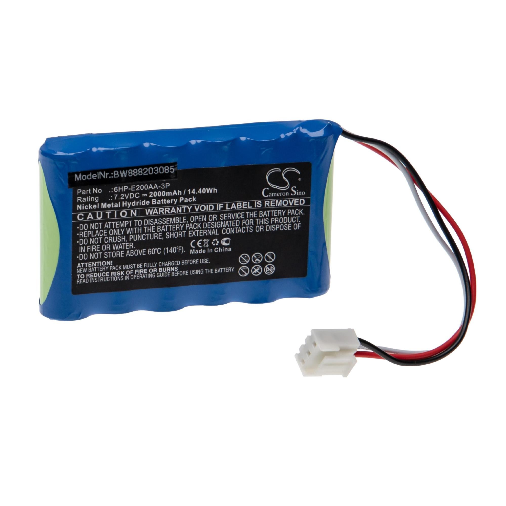 Vhbw Batterie compatible avec Care Vision OM100 appareil médical