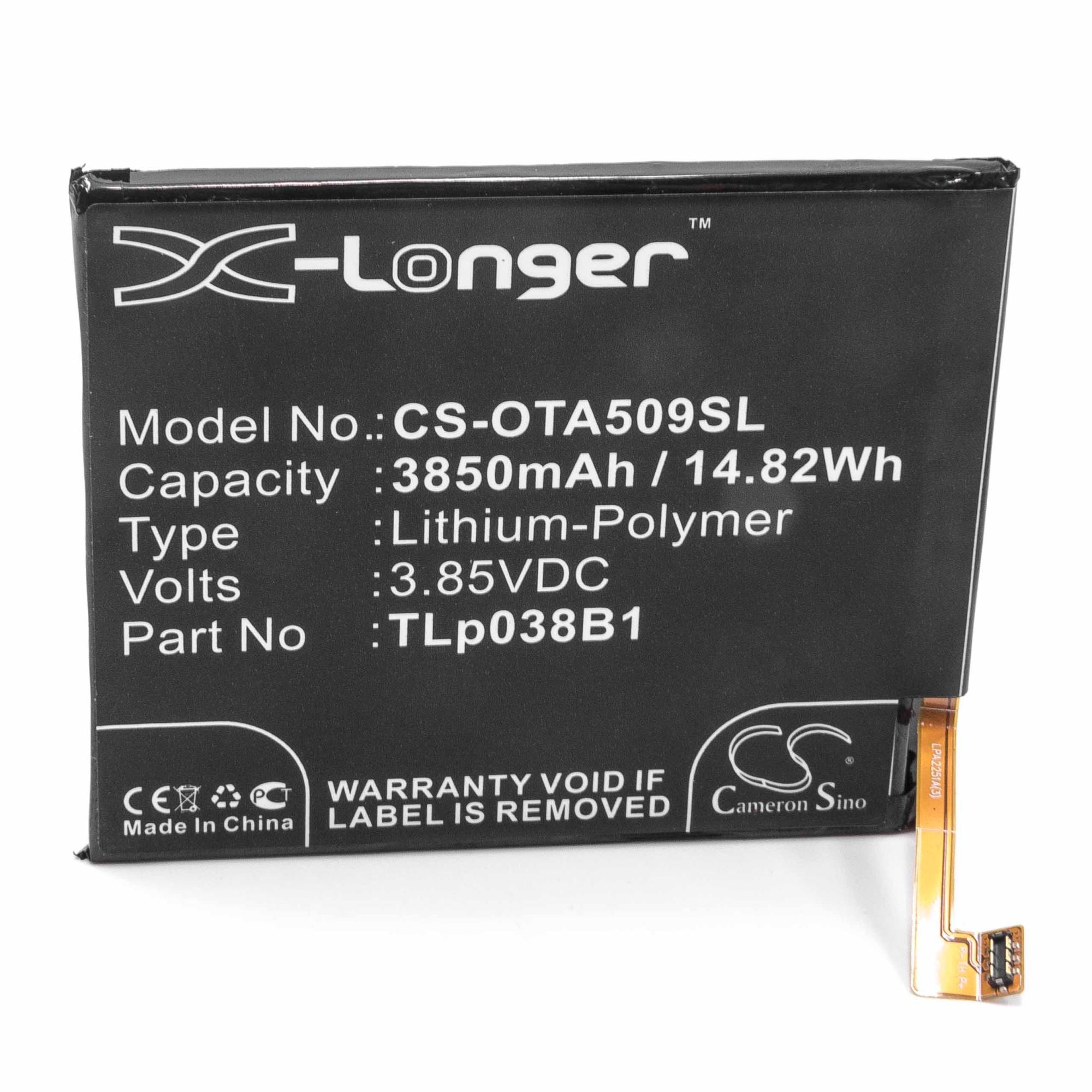HIGHAKKU Batería De Repuesto CAB22B0000C1 CAB0400000C1 750 MAh Compatible Con Al-Catel One Touch 665, OT-665, OT-665x, Al-Catel One Touch OT-2010, OT- 2010D, OT-2010G, Al-Catel Sesame II, Al-Catel