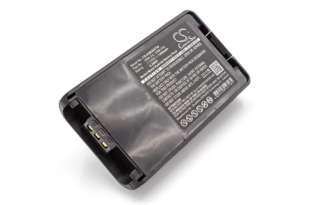 Batteria Vhbw Per Kenwood TK-3170 TK-3168 | 2000mAh 7.4V Li-Ion, Sostituisce KNB-24/25/26/35/40/55/56/57/68 - 4