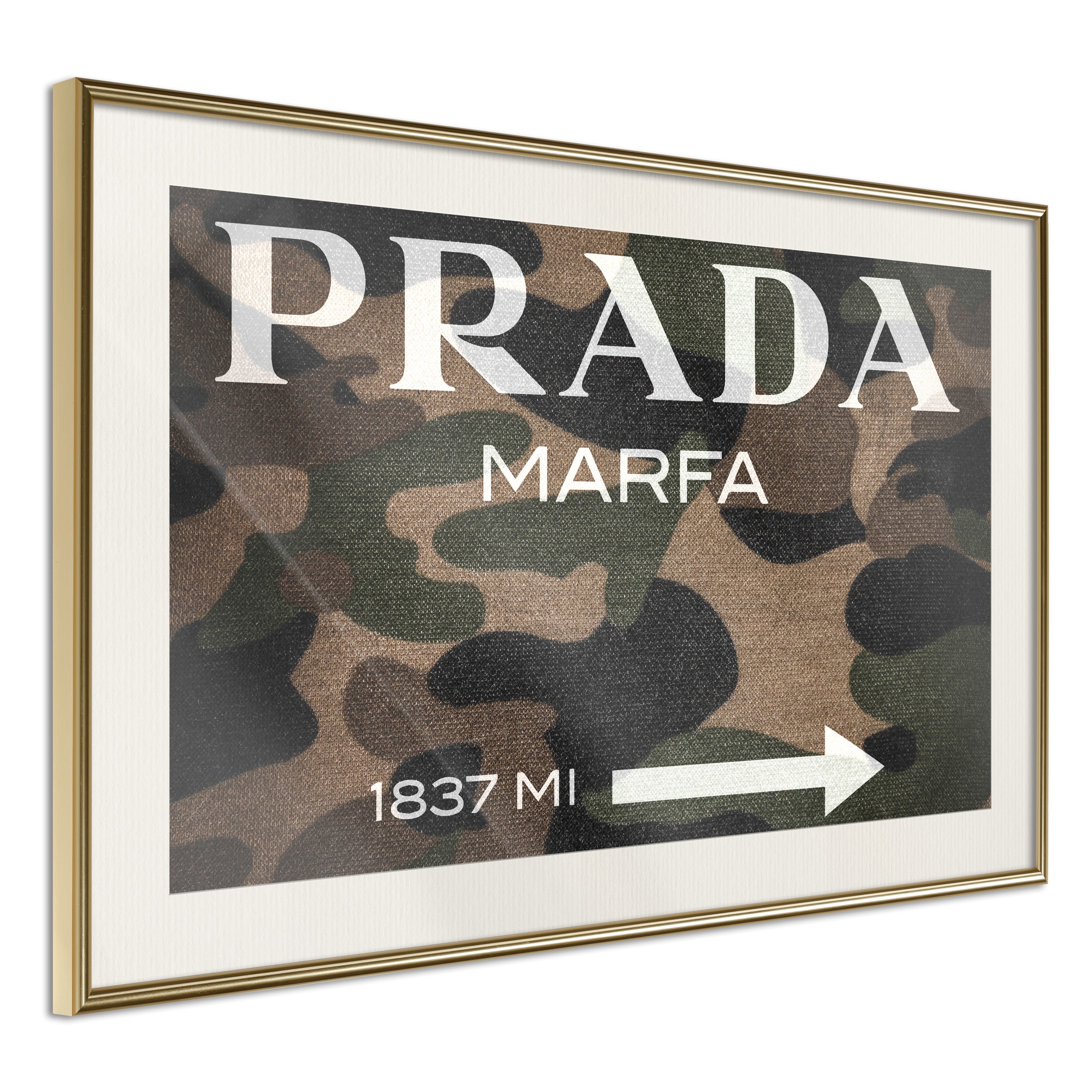 Poster et affiche - Prada (Camo) - 30x20