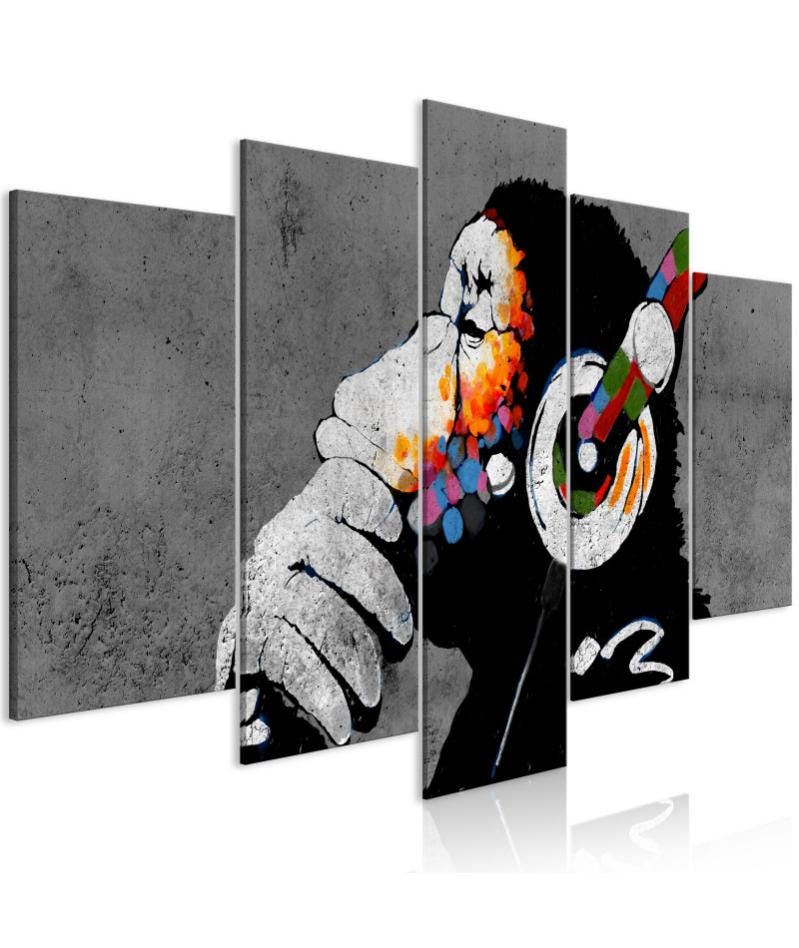 Tableau - Rythmes chauds (5 parties) Wide 200x100 | Leroy Merlin