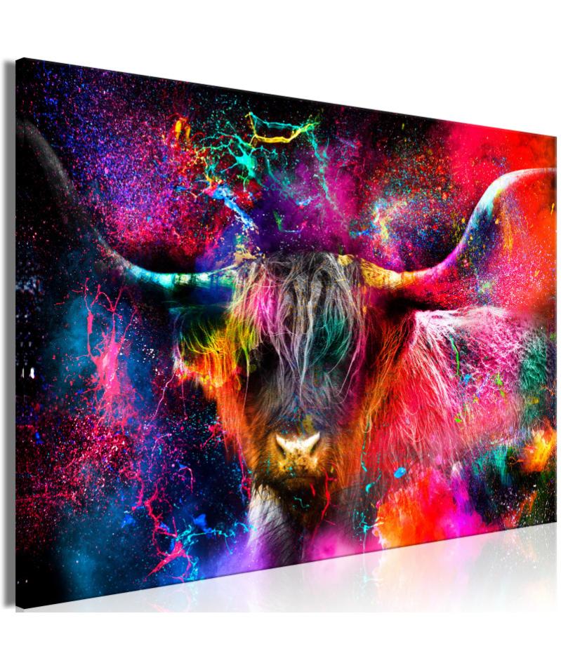 Fanion En Toile "Be Cowboy Tough" - Thème Pro Bull Riding - Neuf - Marque JBBBros