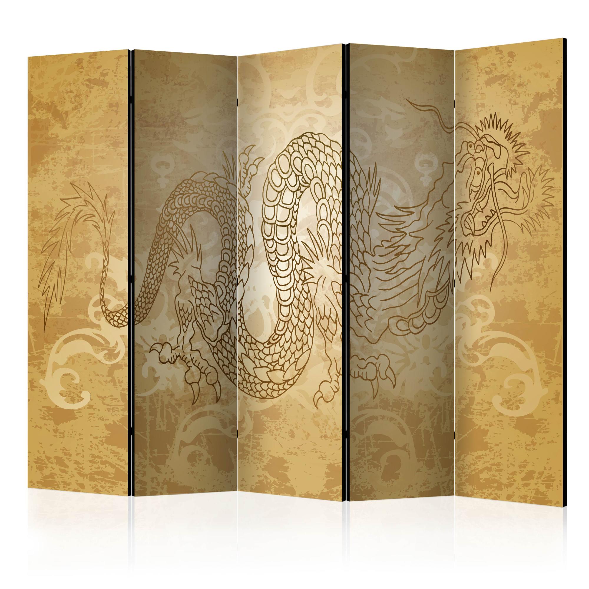 Paravent 5 volets Dragon II [Room Dividers] 225x172 Leroy Merlin