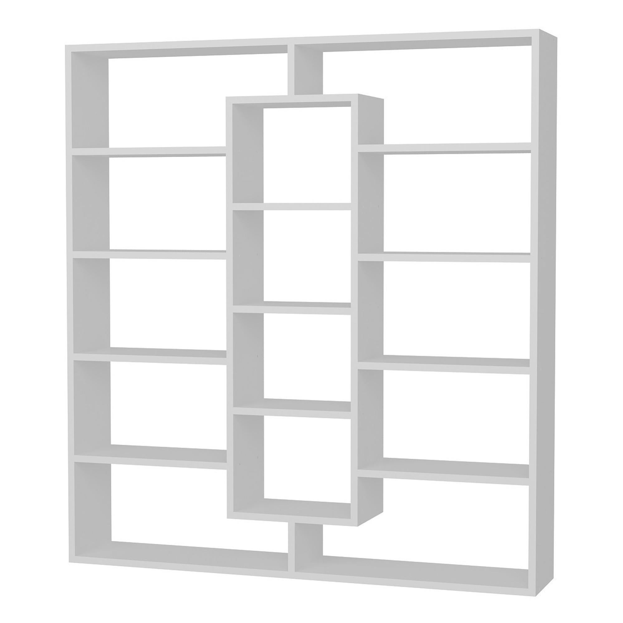 Libreria, 100% truciolare impiallacciato in melaminico, colore bianco Antracite | Leroy Merlin