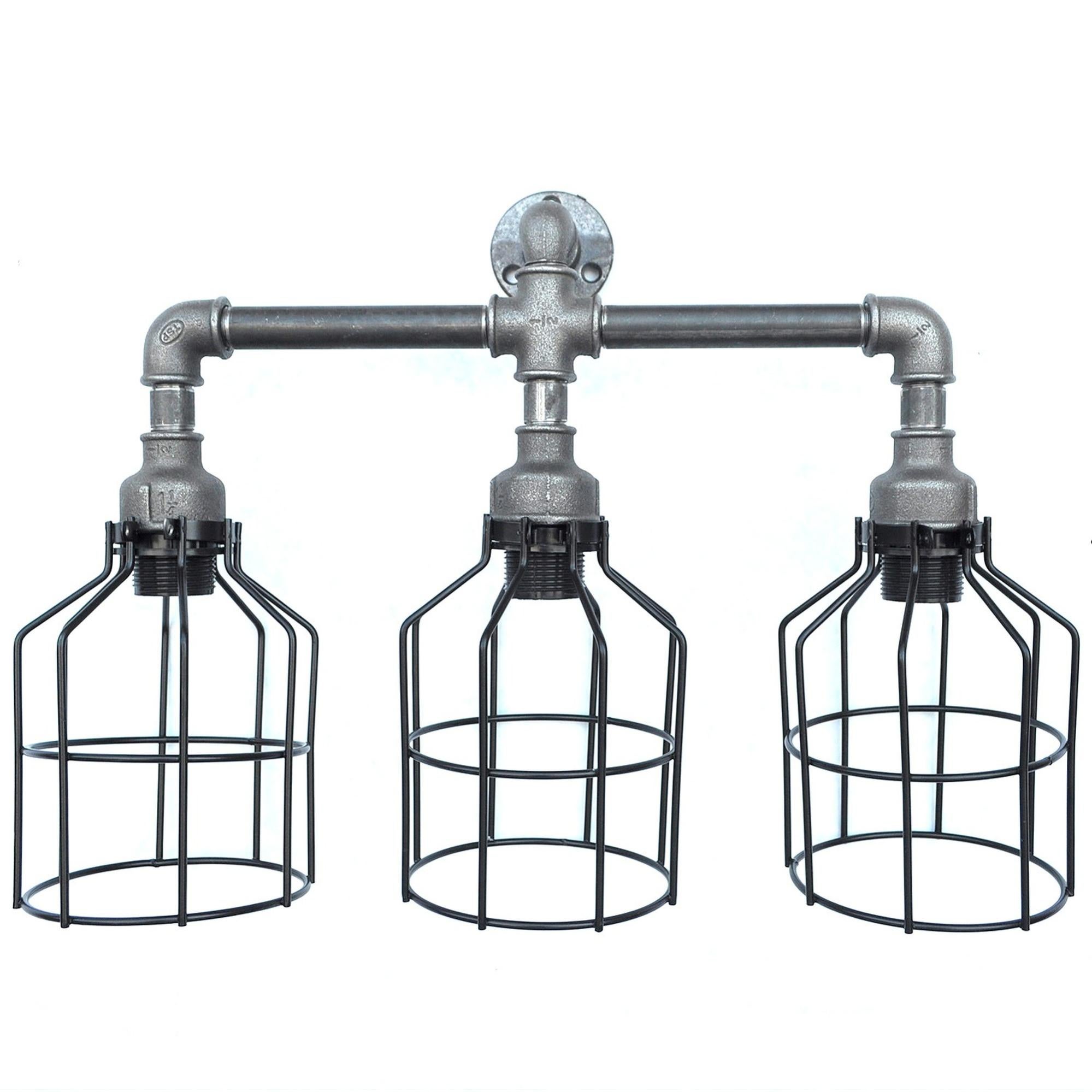 Applique Murale Interieur, design en metal, Noir 53x17x40 cm Leroy Merlin