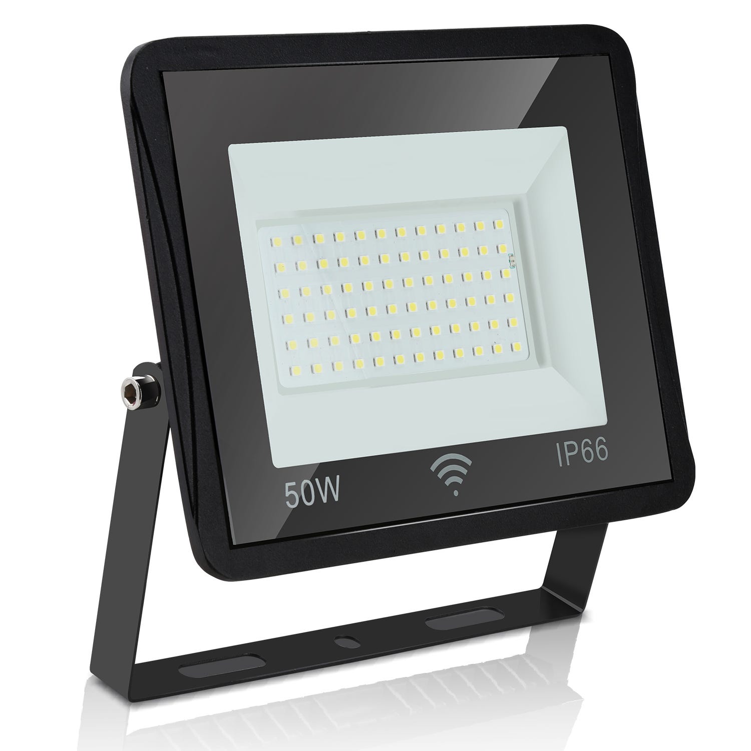 50W Projecteur LED Exterieur Detecteur de Mouvement 2 Pièce, IP66 Étanche  Spot LED Avec Détecteur, 5000LM