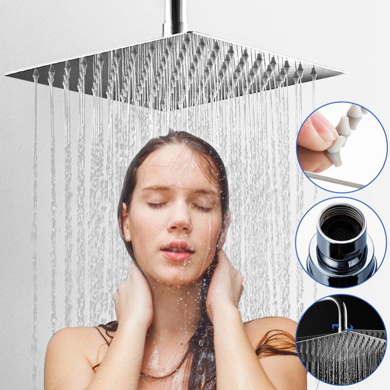 Douche de tête Wellness Douche pluie Design Pomme de douche 20cm