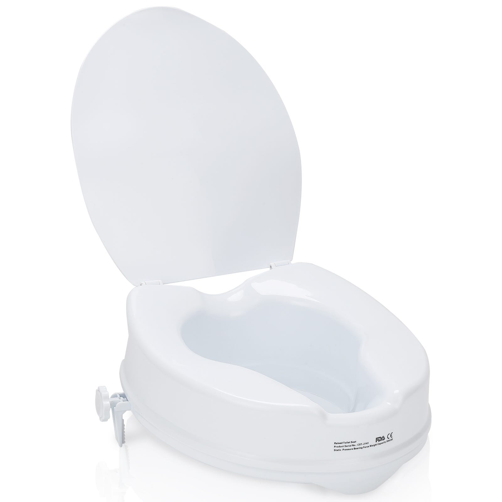 Siège Réhausseur de toilettes - 10 cm - AIDAPT VR224D