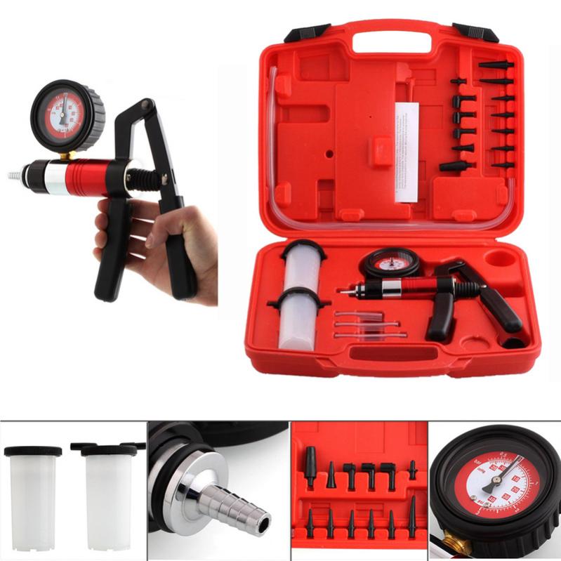 Kit Purgeur De Frein à Vide BOOMSTART - Pompe Manuelle Pour Vidange Liquide Frein