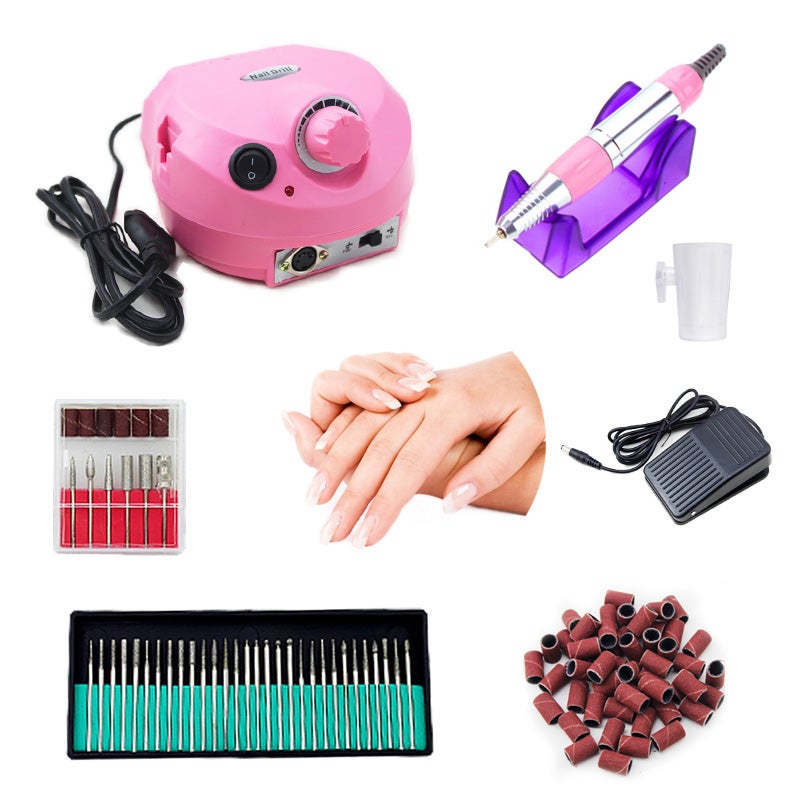 Ponceuse Pour Ongles Lime Ongles Kit Ponceuse Ongles Lectrique Rose Leroy Merlin