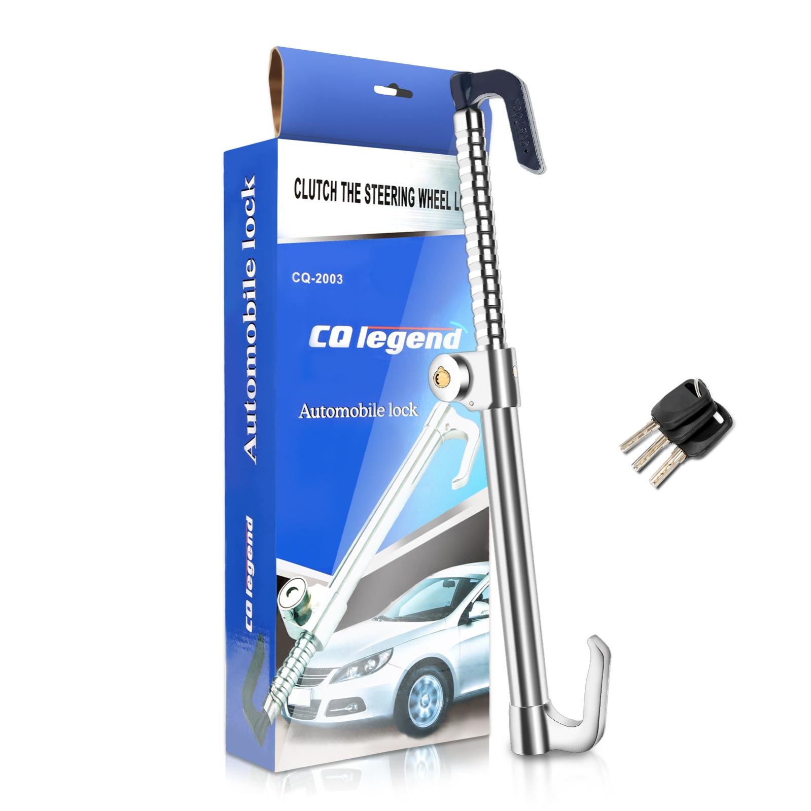 Antivol Pédale Voiture - Serrure Acier Forgé - Universel Pour Volant, Pédales - 3 Clés