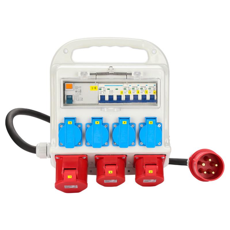 Distributore Di Corrente Peviasot CEE 400V - 2 Prese 16A + 4 Schuko IP44 | Per Interni Ed Esterni