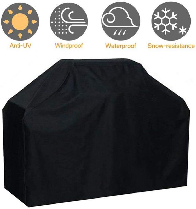 Housse De Protection BBQ Herefun - 170x61x117cm, Anti-UV, Imperméable, Pour Weber