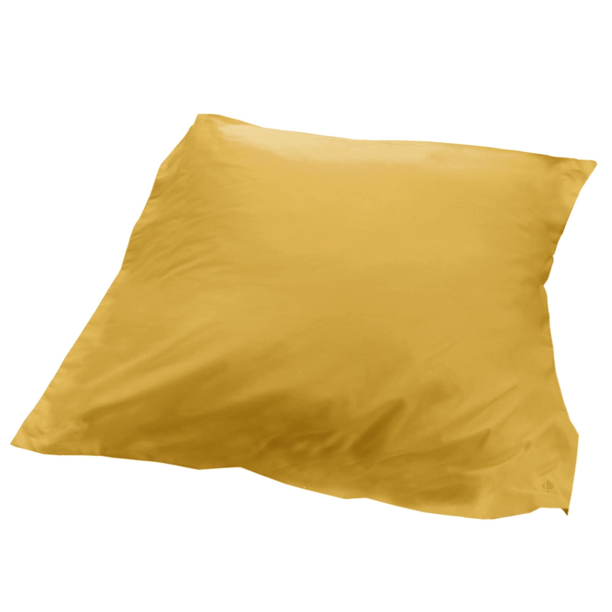 Drap housse relaxation 2x80x200cm uni pur coton ALTO jaune Bourdon - TPR  Tête et pied relevable