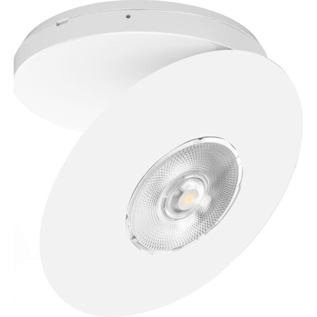 ornamento Cita Profesión Foco LED de techo giratorio orientable 4.5W UGR<19 3000K luz cálida -  Blanco | Leroy Merlin