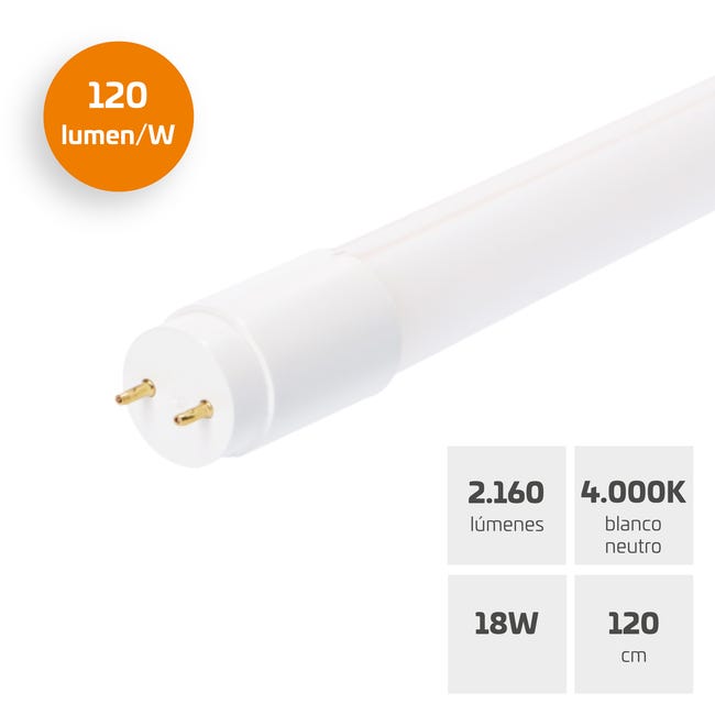 Comprar tubo de LED 120 centímetros, equivalente al tubo fluorescente de 36W