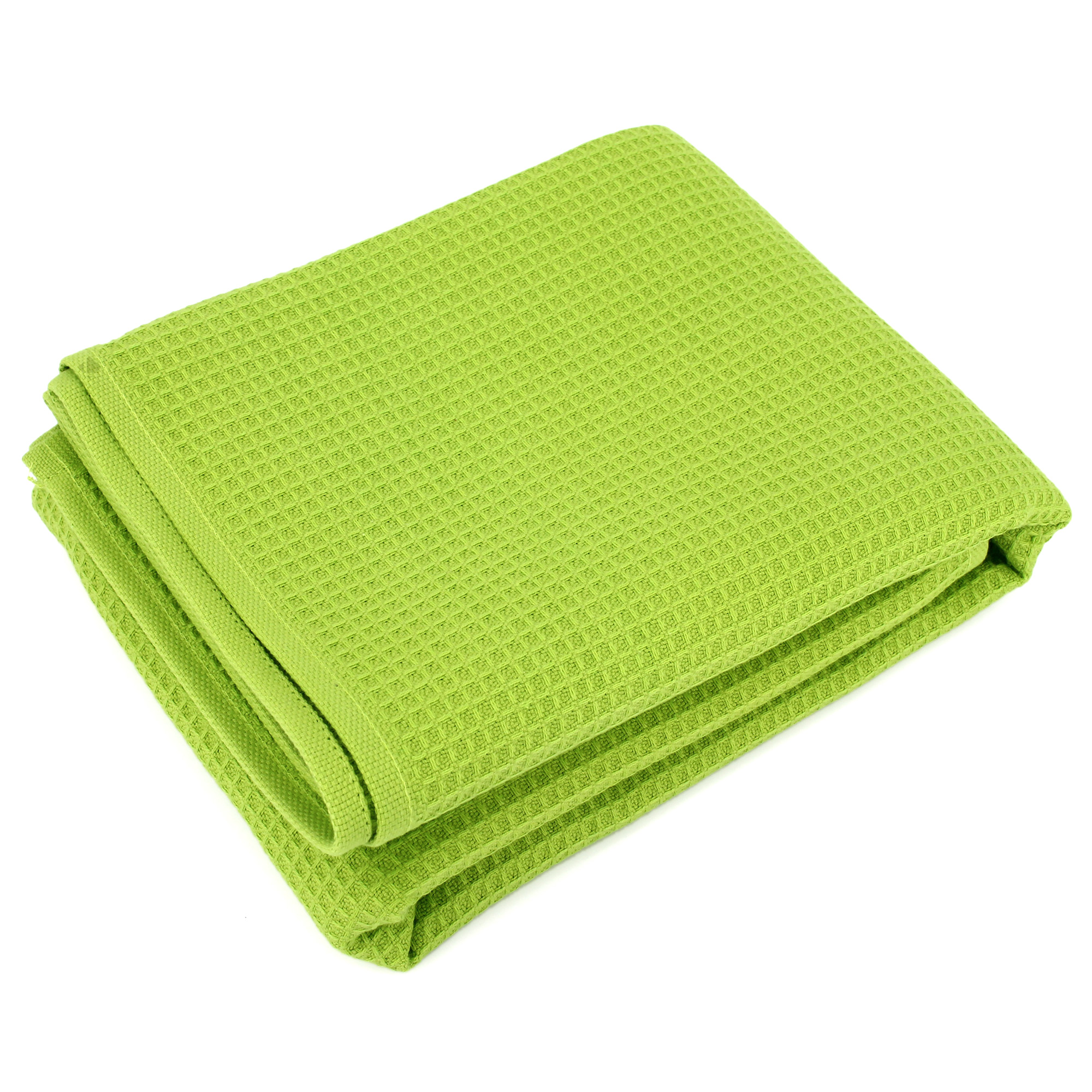 Drap de douche 70x140 cm nid d'abeille PURE WAFFLE 300 g/m² pistache