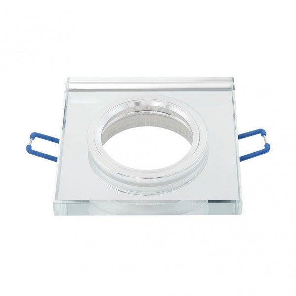 Empotrable cristal solna 1xgu10 cuadrado transparente