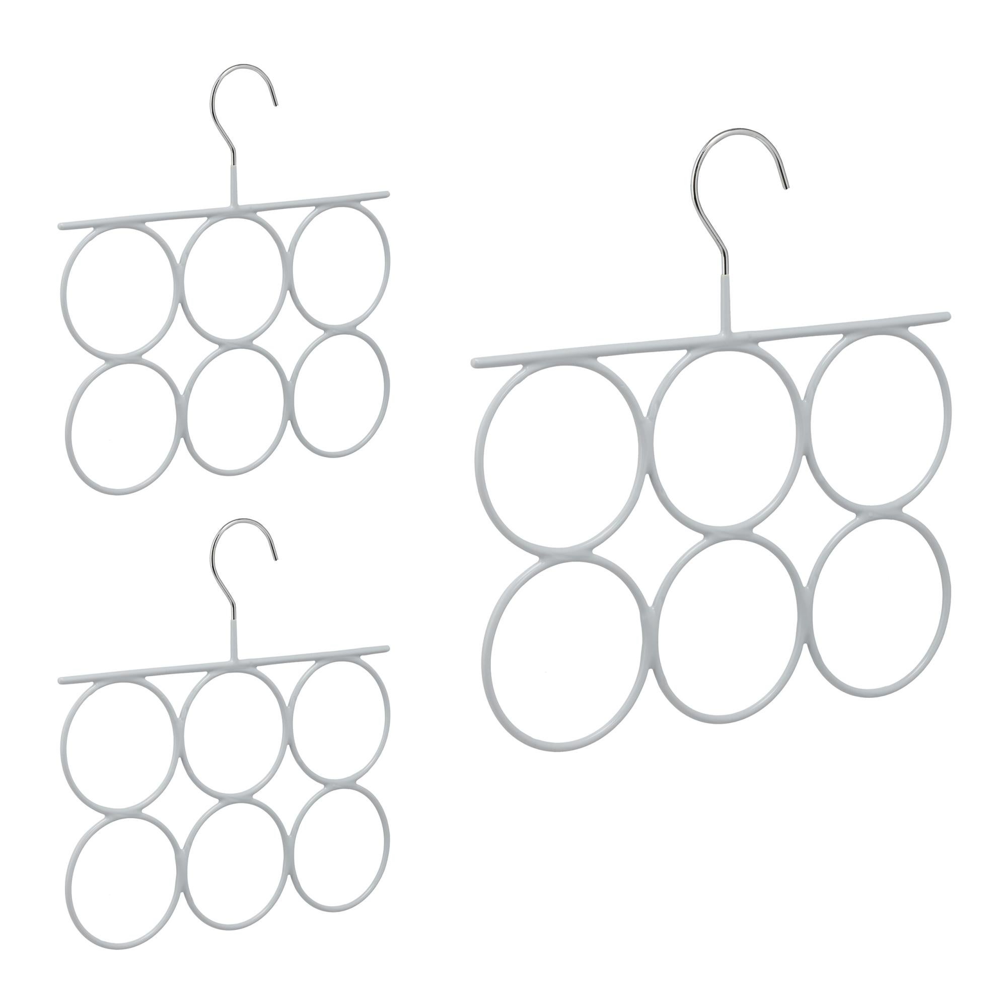 Pyatofly Gruccia multifunzione in legno per cinture, cravatta, sciarpa, organizer per guardaroba, 12 ganci, noce