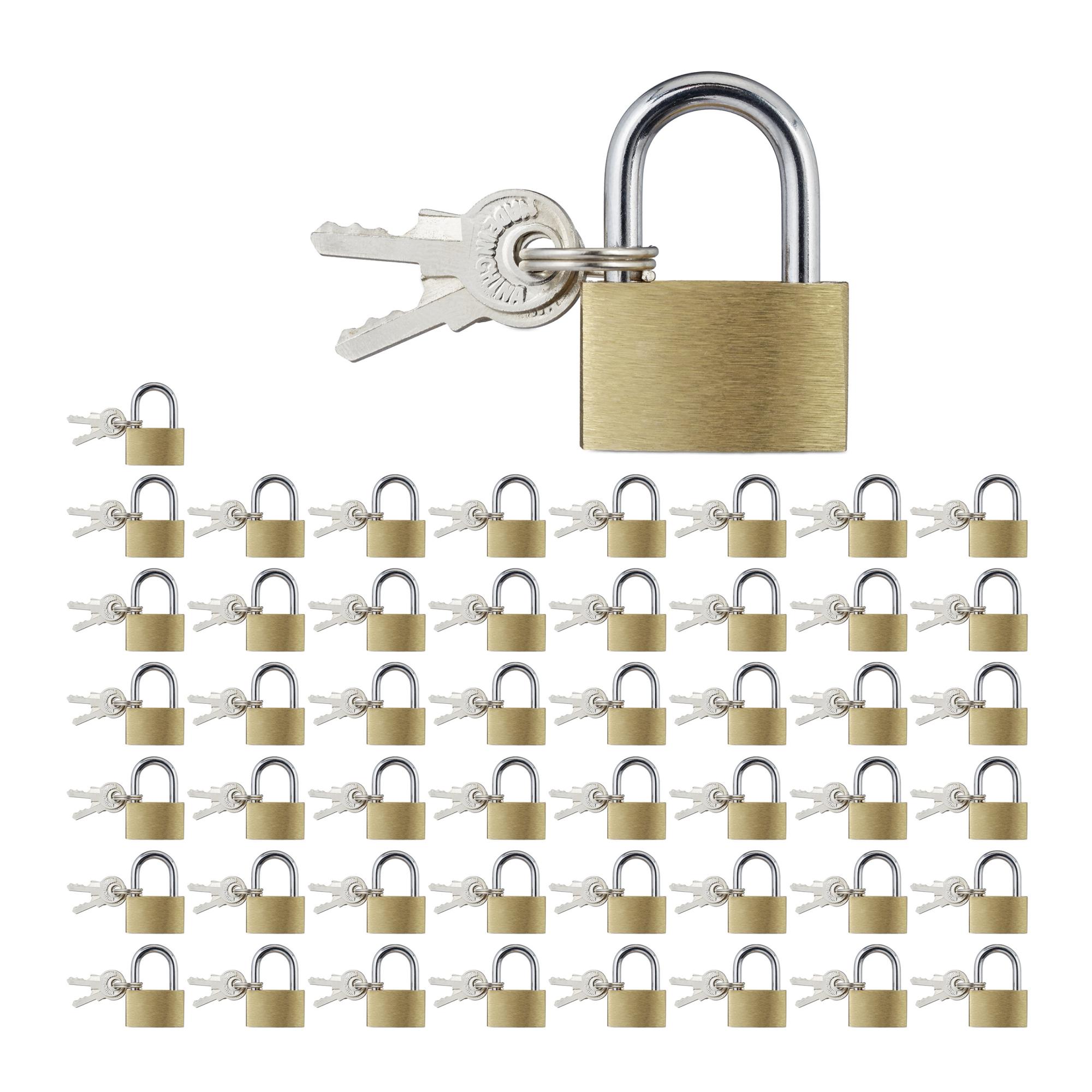 Lucchetto Master Lock 120EURD Piccolo | Ottone | 2 Chiavi | Per Bagagli E Armadietti