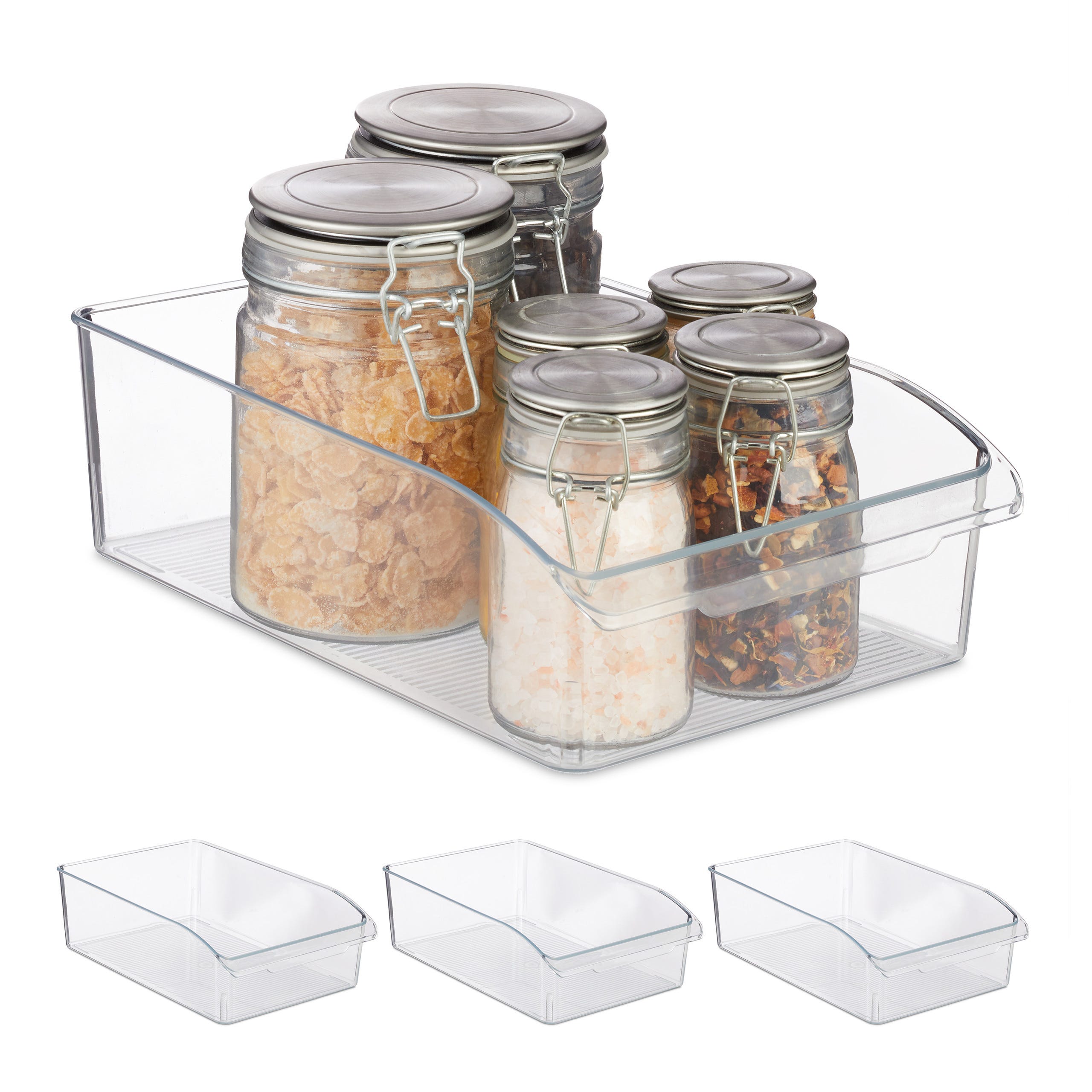 Boîte de rangement transparente pour aliments au réfrigérateur