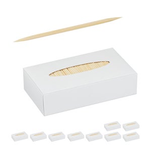Cure-Dents Décoratifs En Forme D'Étoile - Lot De 50 En Bambou, Longueur 14 Cm, Pour Apéritifs, Fruits, Cocktails (Déco Fêtes)