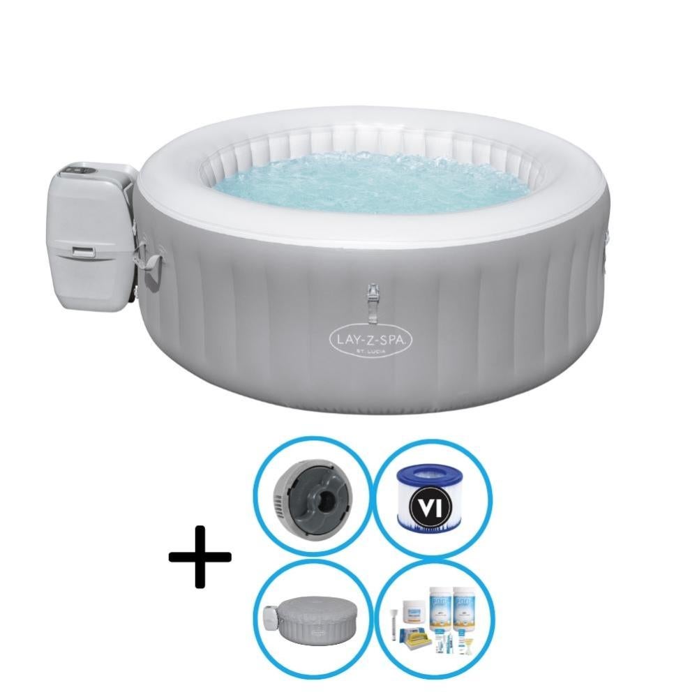 Bestway Jacuzzi LayZSpa St Lucia Y compris le pack d