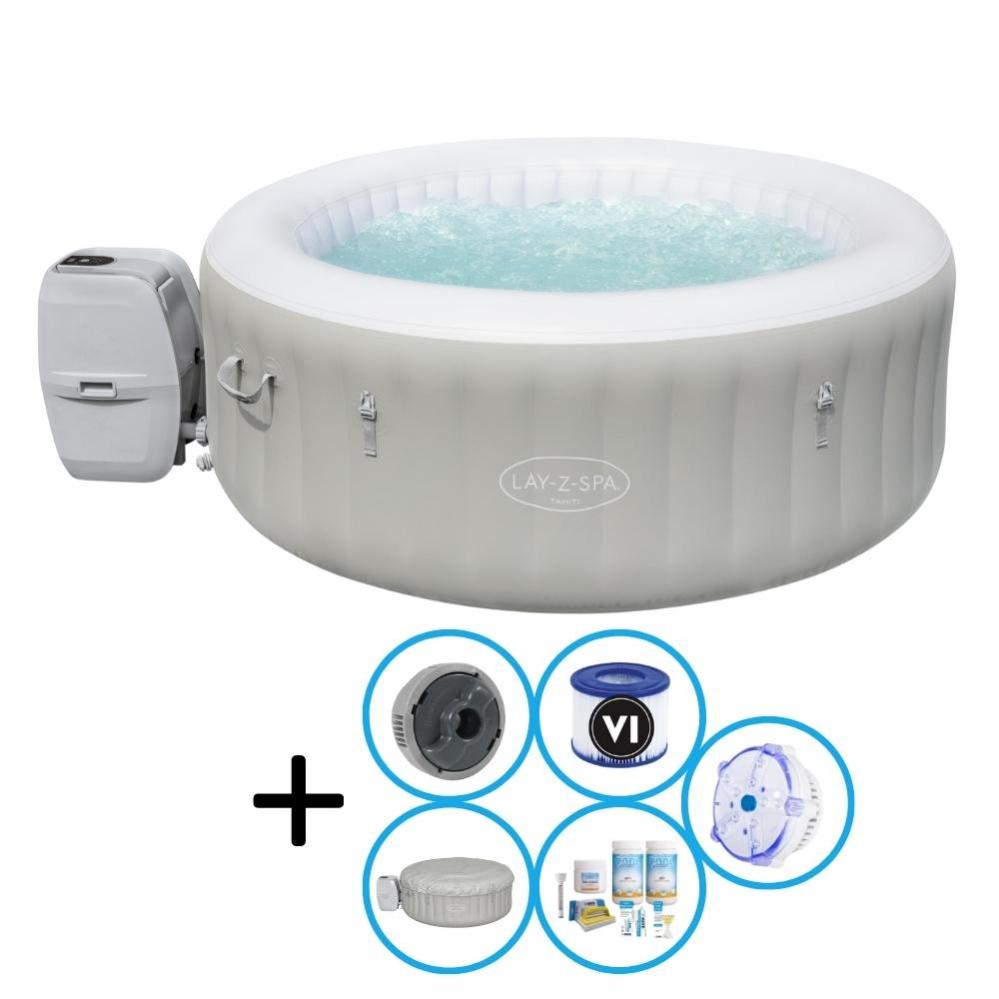 Bestway Jacuzzi LayZSpa Tahiti Y compris le pack d'entretien