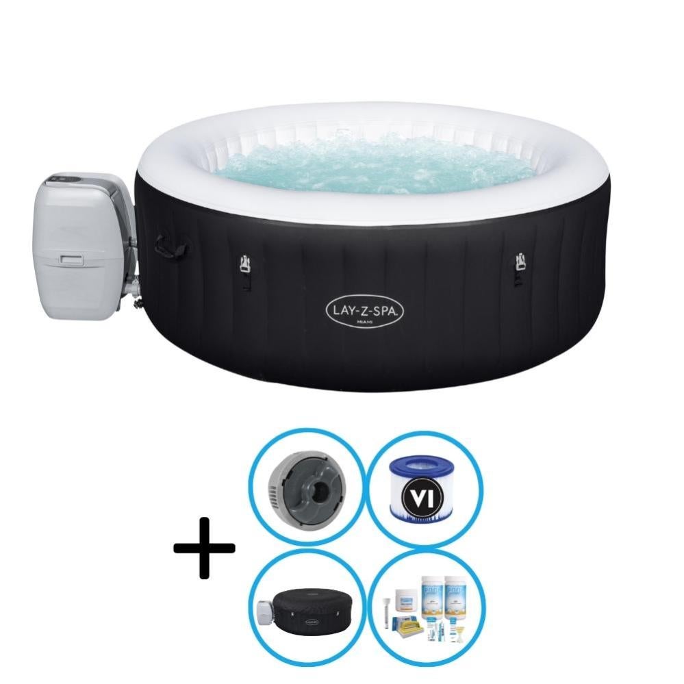 Bestway Jacuzzi LayZSpa Miami Y compris le pack d'entretien
