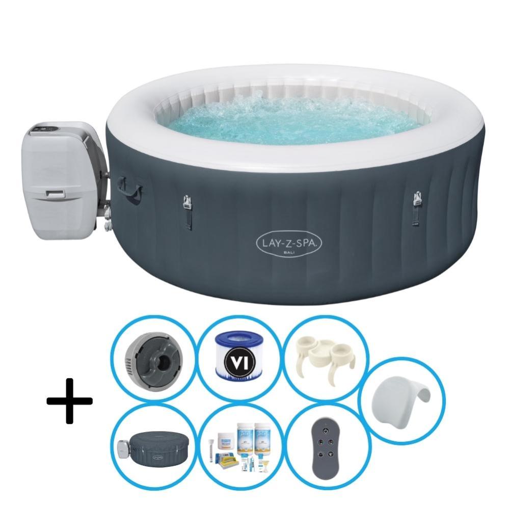 Bestway Jacuzzi LayZSpa Bali Y compris les accessoires Leroy Merlin