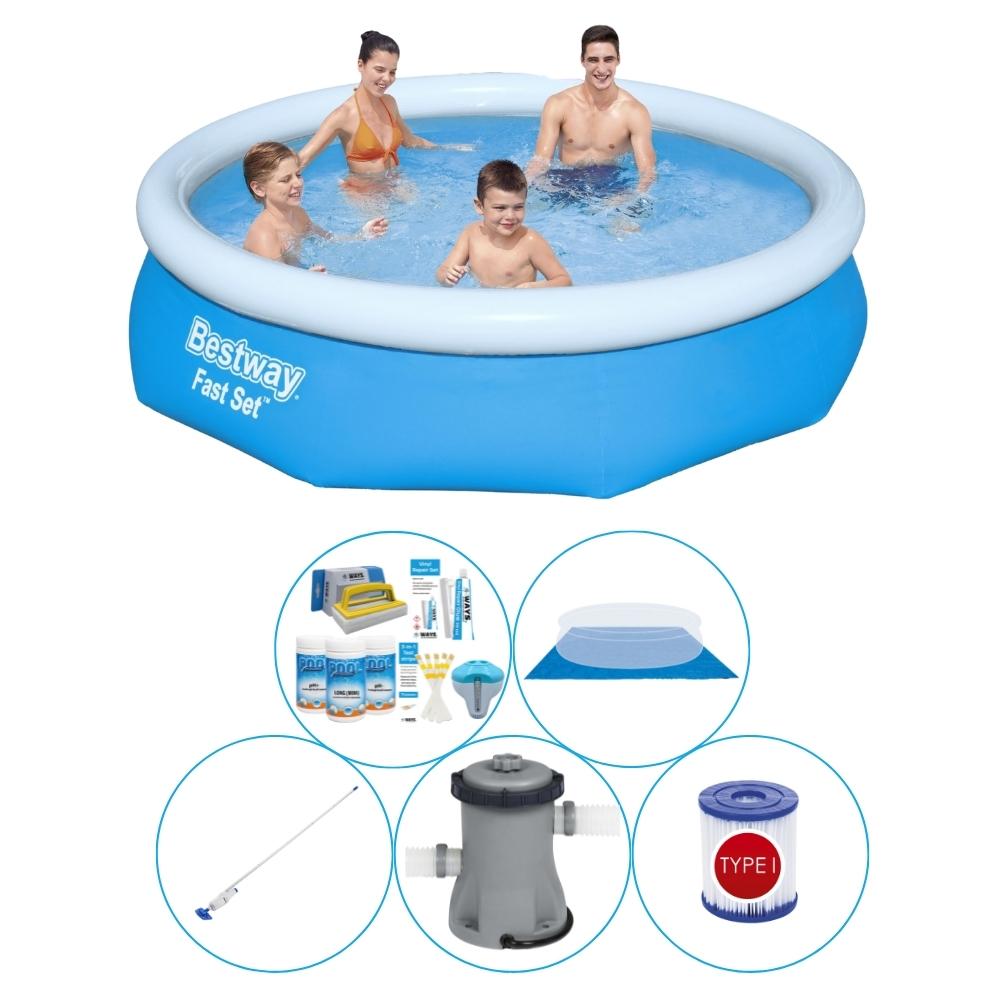 Bestway Fast Set 305x76 cm - Offre combinée de piscine | Leroy Merlin
