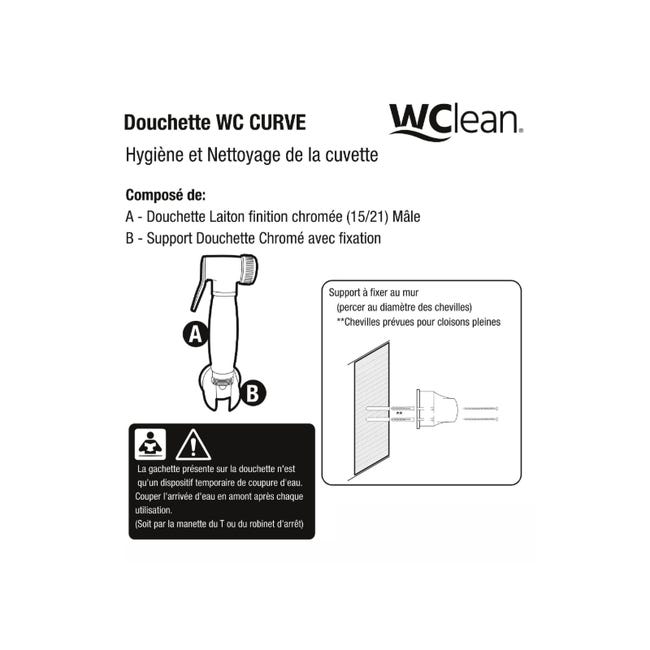 Vente kit douchette wc hygiene intime et nettoyage des wc Planetebain