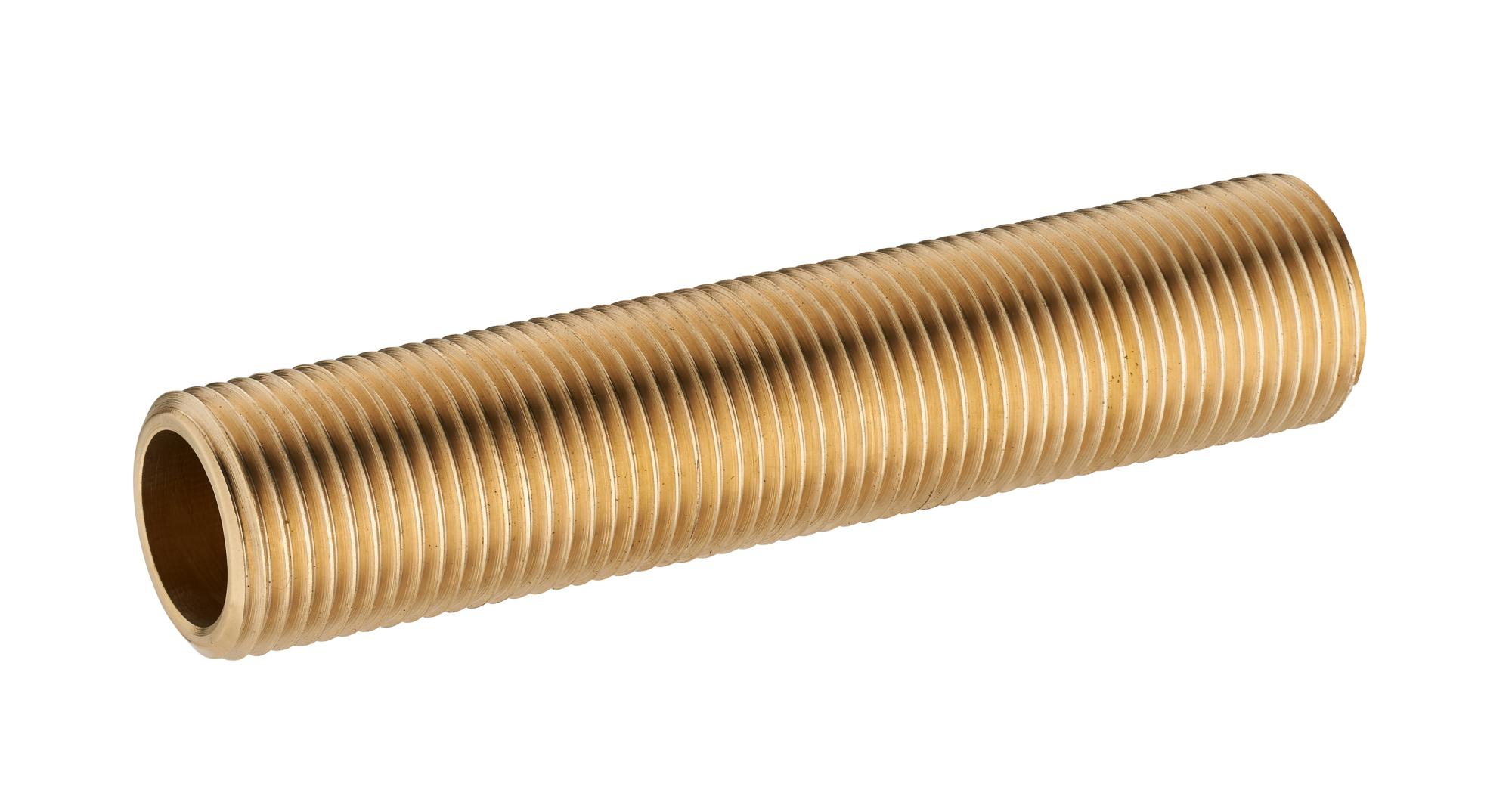 Boutt 3124180 Tubo Filettato In Ottone 10 Cm – Maschio 15x21 Per Liquidi, Max 5 Bar - 2