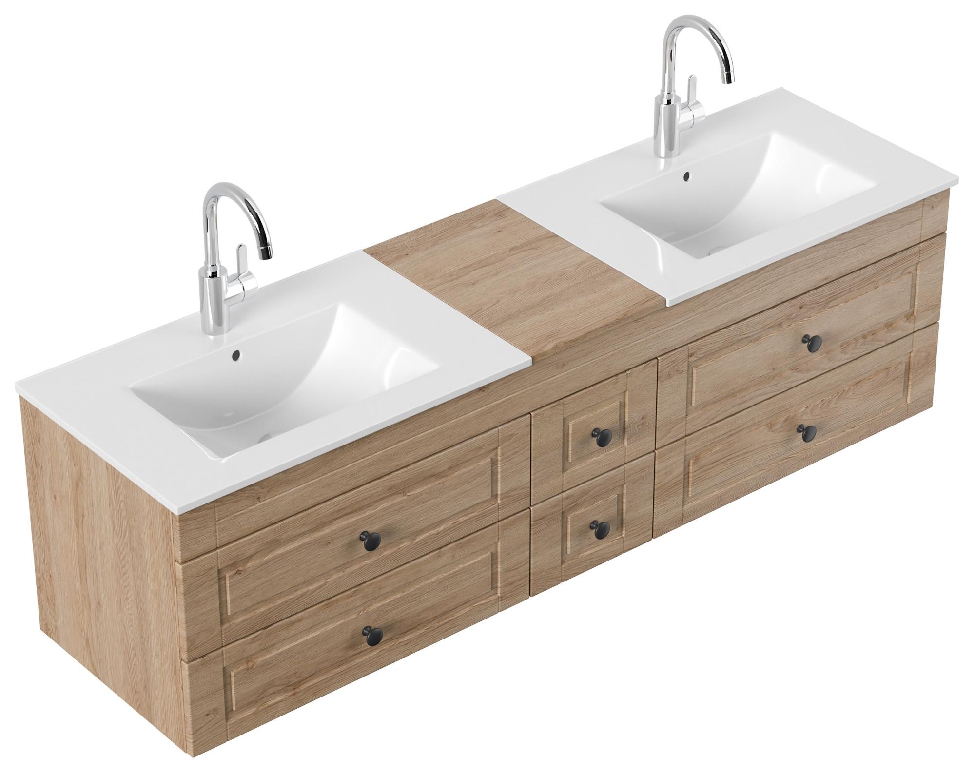 Double Vasque Meuble Salle De Bain Pas Cher